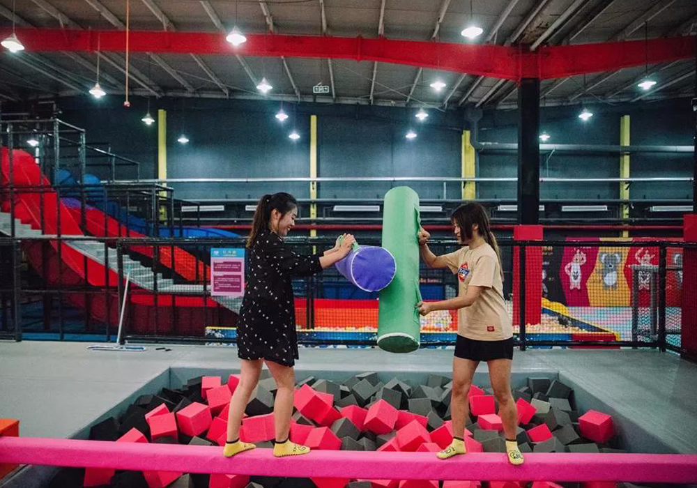 Trampoline fighting